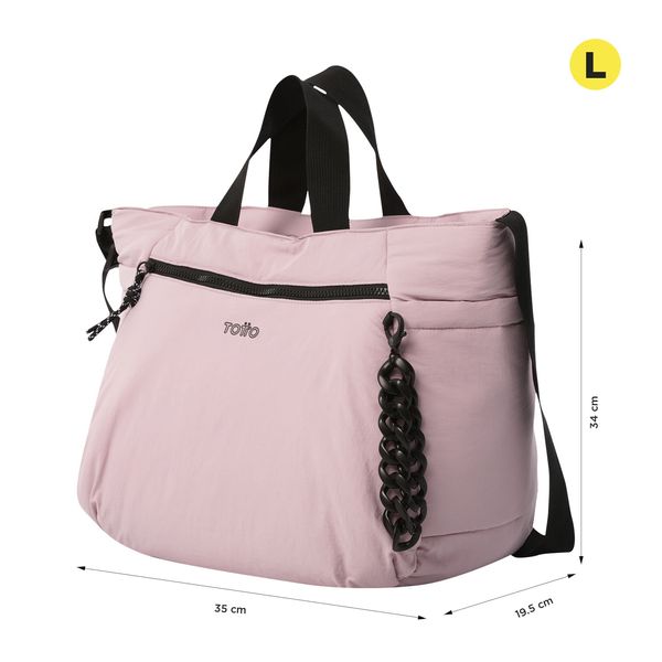 Shopping Bag para Mujer Escandinavia Porta PC 14 pulgadas Rosado