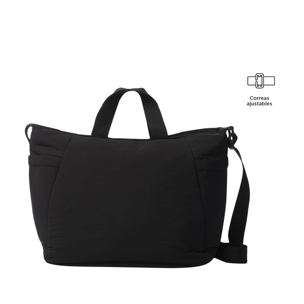Shopping Bag para Mujer Escandinavia Porta PC 14 pulgadas Negro