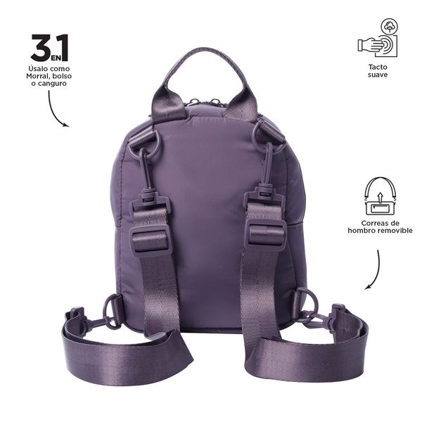Mochila pequeno Yuen 2.0 Morado Mujer