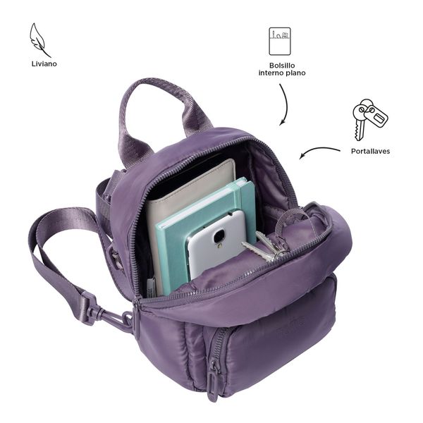 Mochila pequeno Yuen 2.0 Morado Mujer