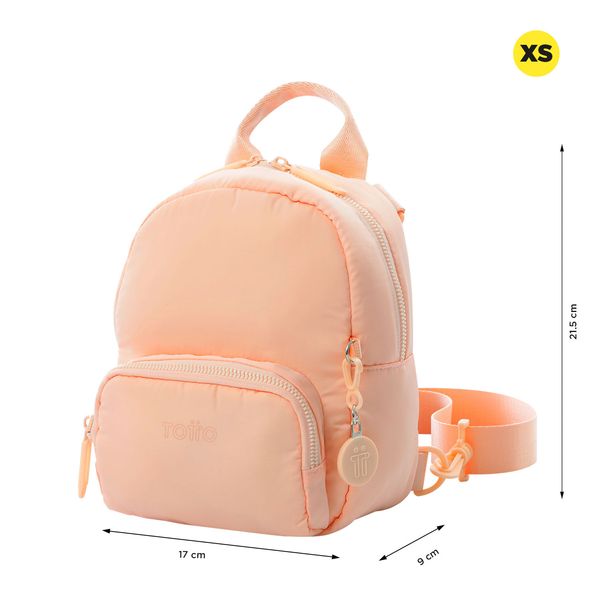 Mochila pequeno Yuen 2.0 Durazno Mujer