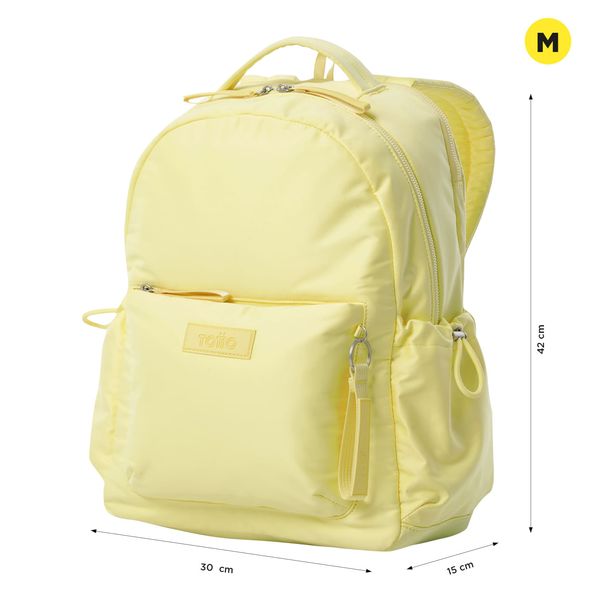 Mochila Universitario Porta PC 14 pulgadas Estambul Amarillo Mujer
