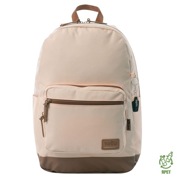 Mochila Universitario Porta PC 14 pulgadas Tocax Durazno Mujer