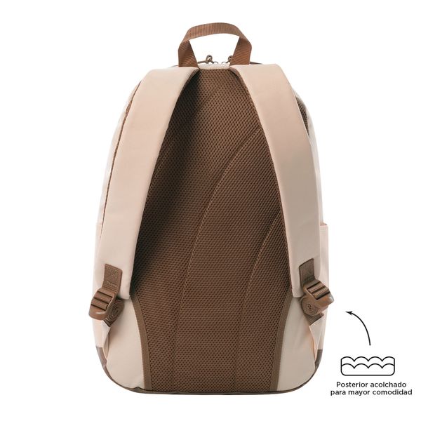 Mochila Universitario Porta PC 14 pulgadas Tocax Durazno Mujer