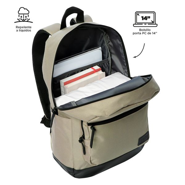 Mochila Universitario Porta PC 14 pulgadas Tocax Terreo Unisex
