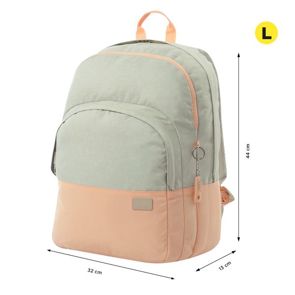 Mochila Universitario Porta PC 16 pulgadas Toluca 2.0 Beige/Durazno