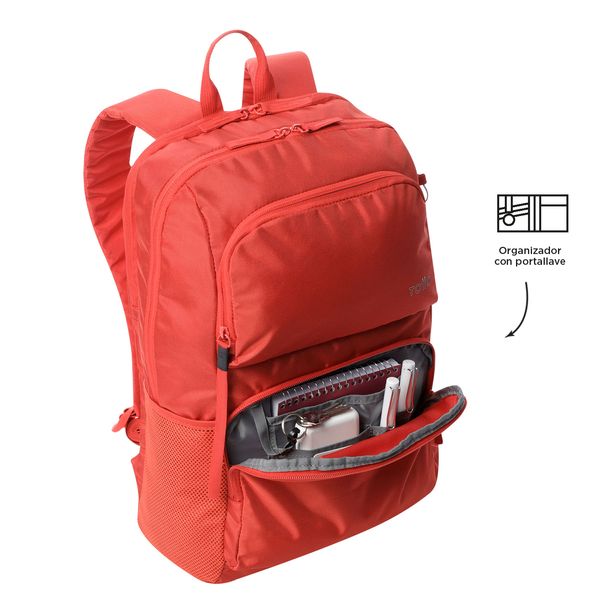 Mochila Universitario Porta PC 14 pulgadas Cloud Rojo Hombre