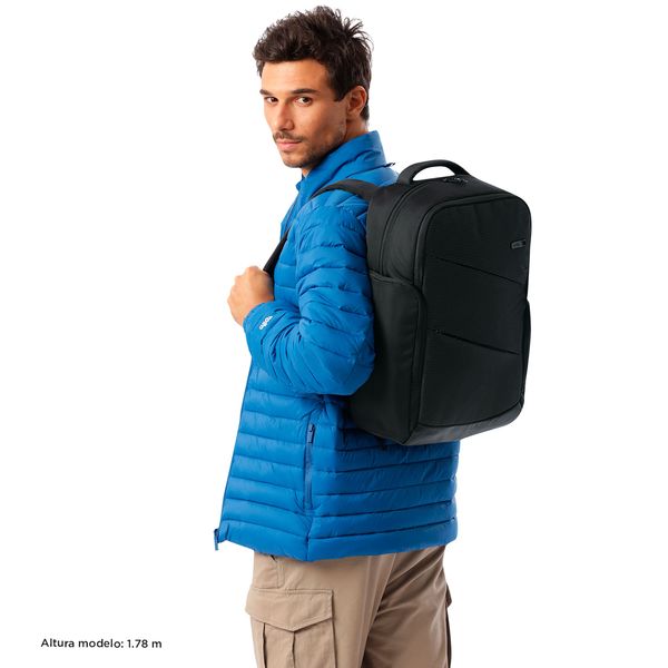 Mochila Ejecutivo Porta PC 16 pulgadas Slant Negro Hombre