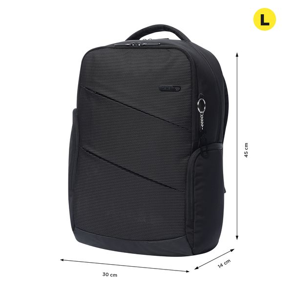 Mochila Ejecutivo Porta PC 16 pulgadas Slant Negro Hombre