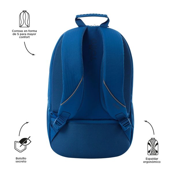Mochila Universitario Porta PC 15.4 pulgadas Cambri 2.0 Azul Hombre