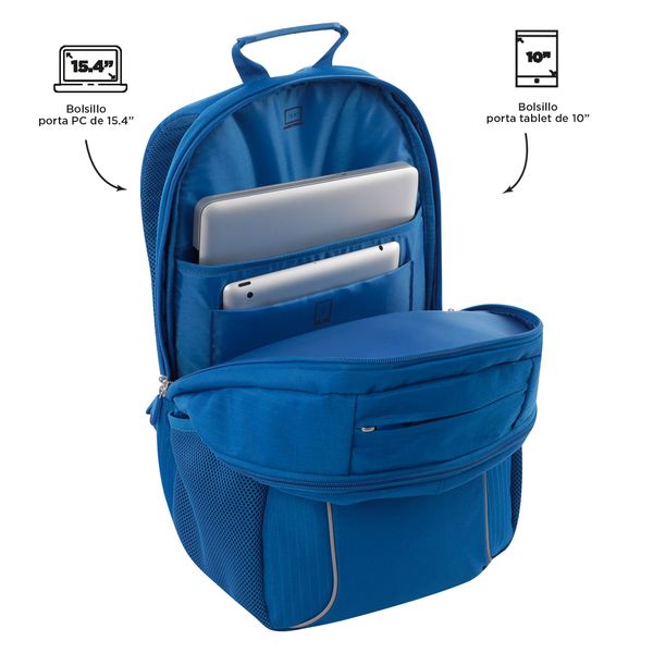 Mochila Universitario Porta PC 15.4 pulgadas Cambri 2.0 Azul Hombre