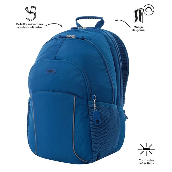 Mochila Universitario Porta PC 15.4 pulgadas Cambri 2.0 Azul Hombre