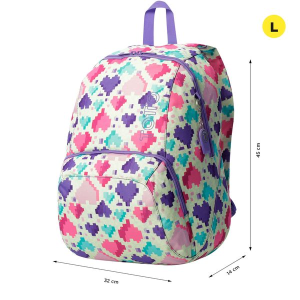Mochila Universitario Ometto Blanco Mujer