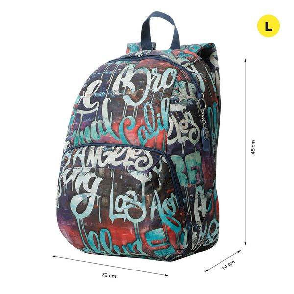Mochila Universitario Ometto Rojo Hombre