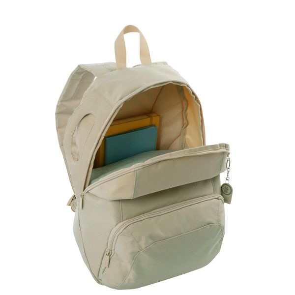 Mochila Universitario Ometto Beige Unisex