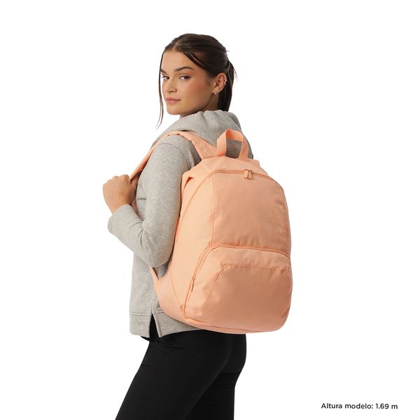 Mochila Universitario Ometto Durazno Mujer