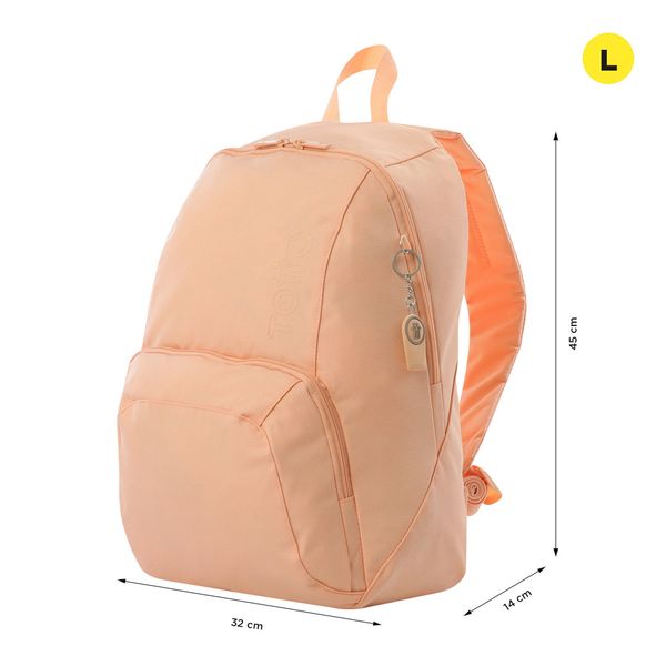Mochila Universitario Ometto Durazno Mujer