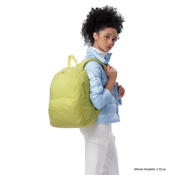 Mochila Universitario Ometto Amarillo Mujer