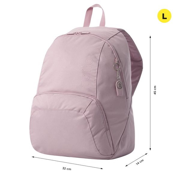 Mochila Universitario Ometto Rosado Mujer