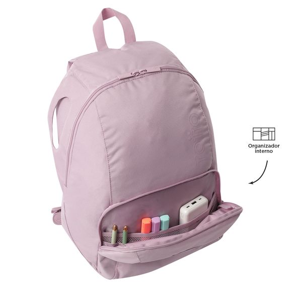 Mochila Universitario Ometto Rosado Mujer