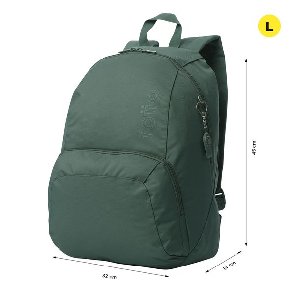 Mochila Universitario Ometto Verde Hombre