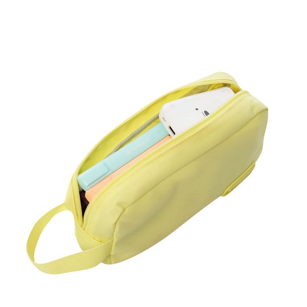 Combo Juvenil X 3 + Lonchera + Lapicera Yuno Mochila 14 pulgadas Amarillo Mujer