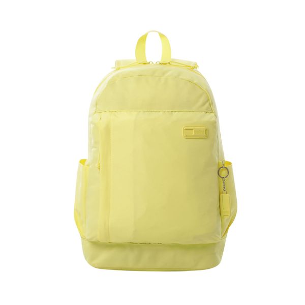 Combo Juvenil X 3 + Lonchera + Lapicera Yuno Mochila 14 pulgadas Amarillo Mujer