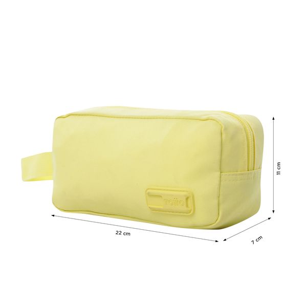 Combo Juvenil X 3 + Lonchera + Lapicera Yuno Mochila 14 pulgadas Amarillo Mujer