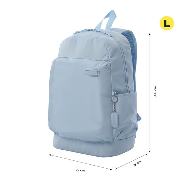 Combo Juvenil X 3 + Lonchera + Lapicera Yuno Mochila 14 pulgadas Azul Mujer