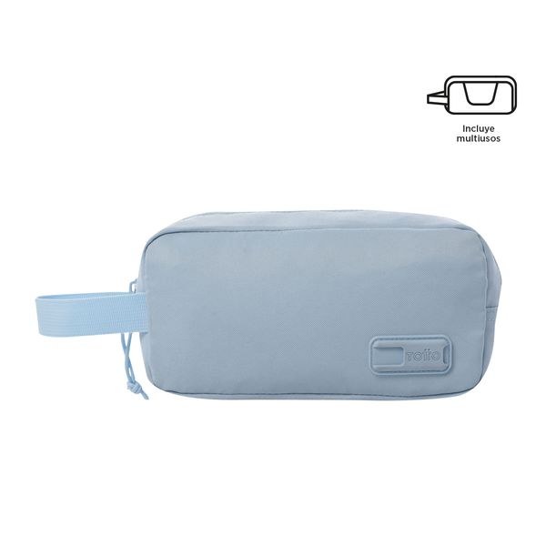 Combo Juvenil X 3 + Lonchera + Lapicera Yuno Mochila 14 pulgadas Azul Mujer