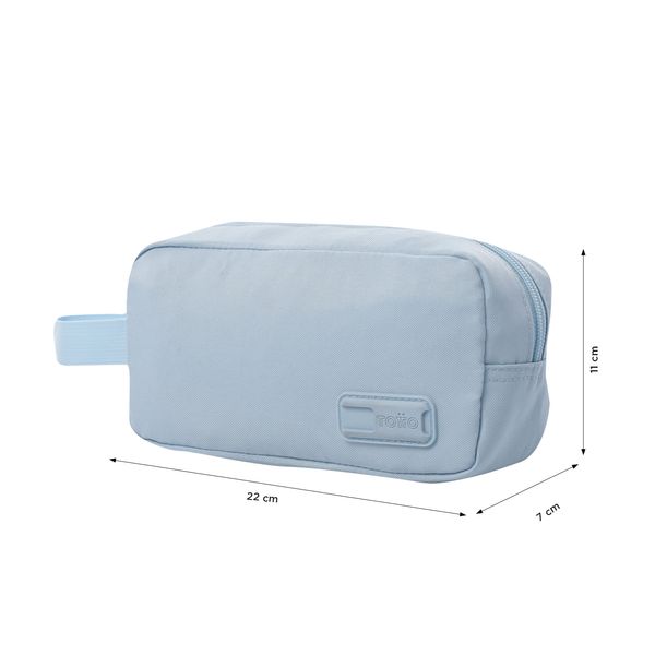 Combo Juvenil X 3 + Lonchera + Lapicera Yuno Mochila 14 pulgadas Azul Mujer
