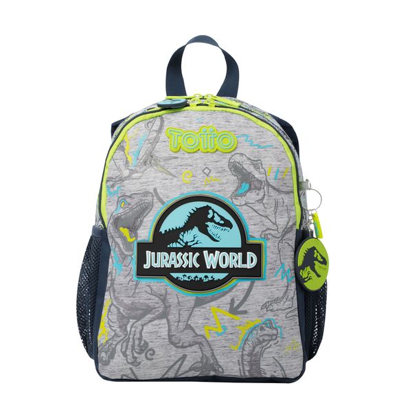 Mochila para Nino Jurassic World Pequeno Gris