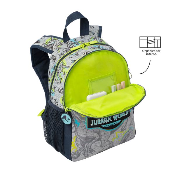 Mochila para Nino Jurassic World Pequeno Gris