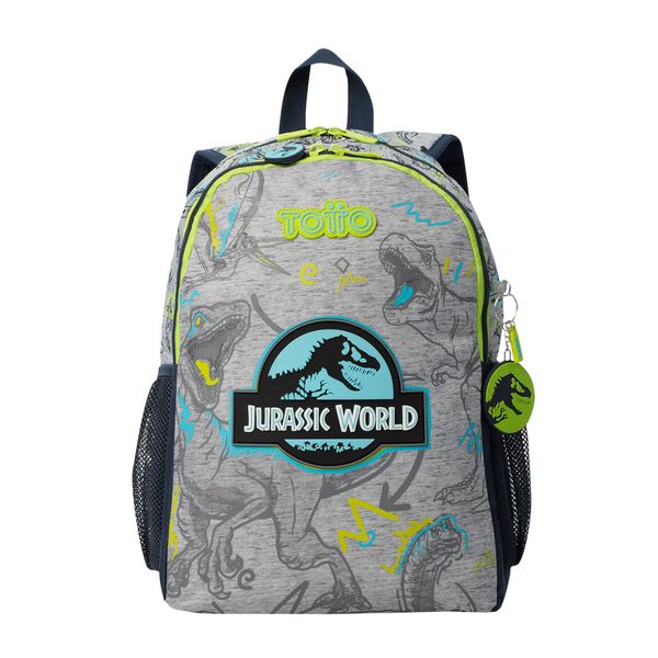 Mochila para Nino Jurassic World Mediano Gris