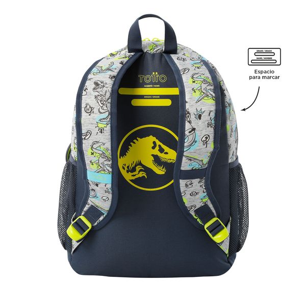 Mochila para Nino Jurassic World  Grande Gris