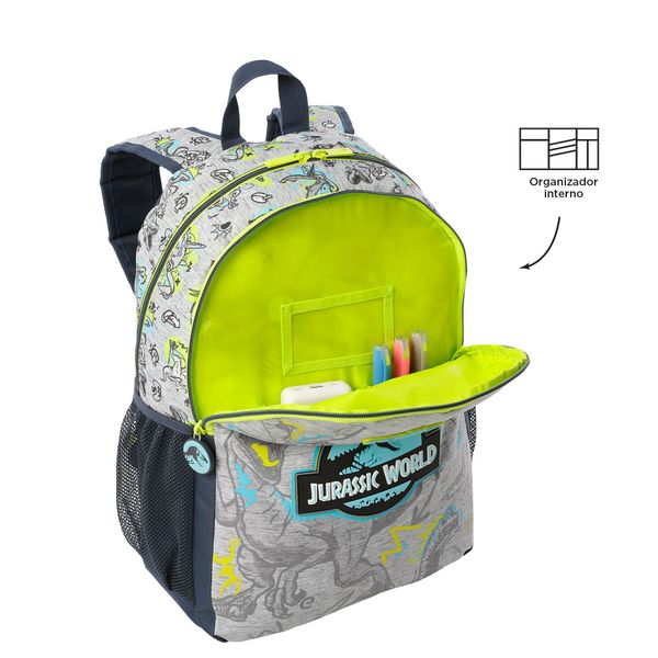 Mochila para Nino Jurassic World  Grande Gris