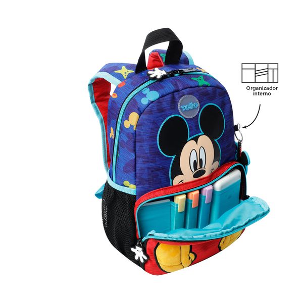 Mochila para Nino Mickey Pequeno Azul