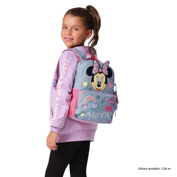 Mochila para Nina Minnie Pequeno Gris