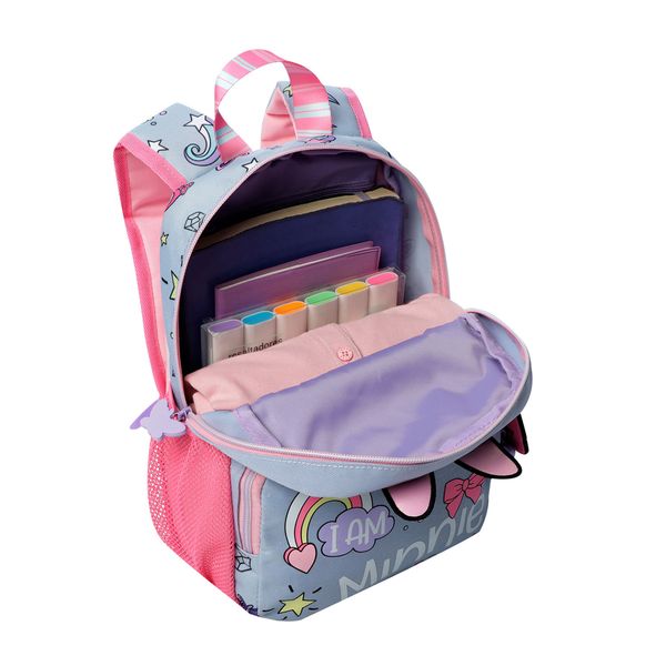 Mochila para Nina Minnie Pequeno Gris