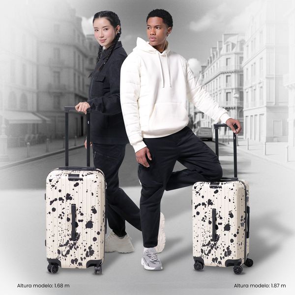 Equipaje de bodega blanca