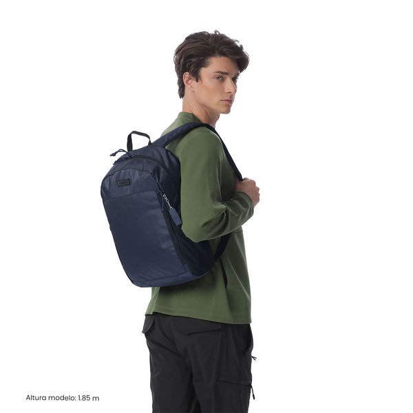 Combo 2 Mochilas Universitario  para hombre | Porta PC 13" y 15" | Rocky 2.0 Azul  y Soki Negro-1769784654270