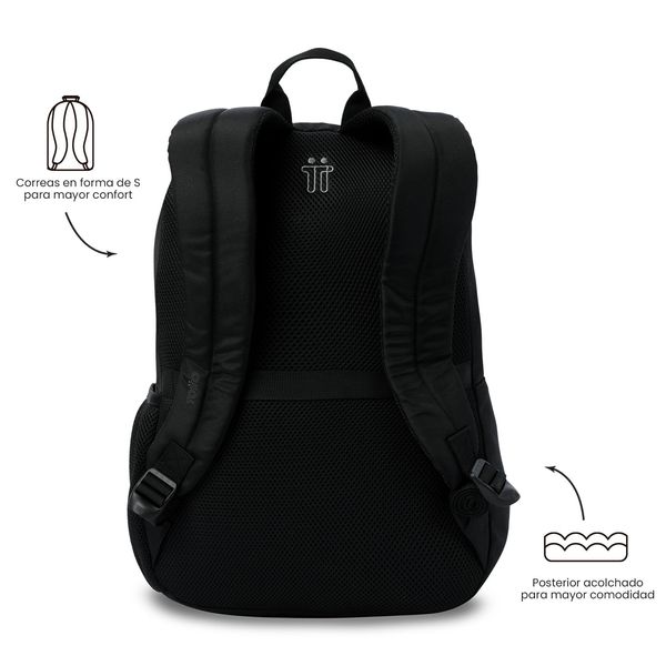 Combo 2 Mochilas Universitario  para hombre | Porta PC 13" y 15" | Rocky 2.0 Azul  y Soki Negro-1769784677820