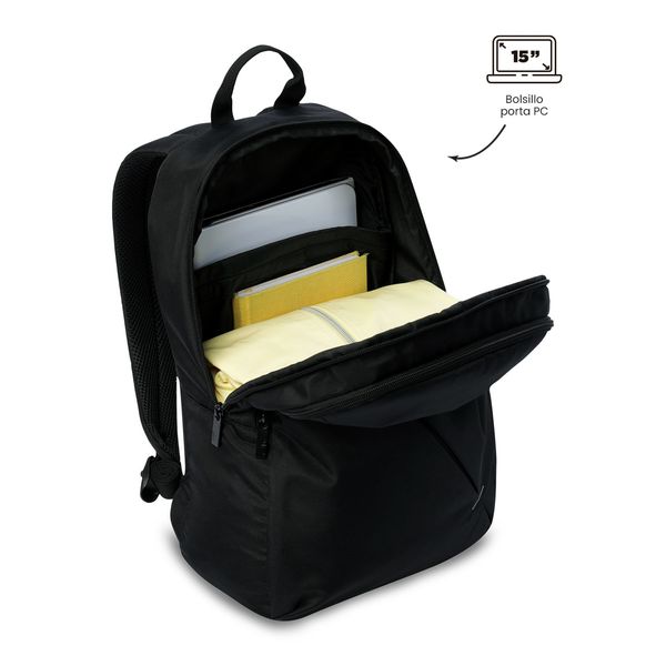 Combo 2 Mochilas Universitario  para hombre | Porta PC 13" y 15" | Rocky 2.0 Azul  y Soki Negro-1769784679982