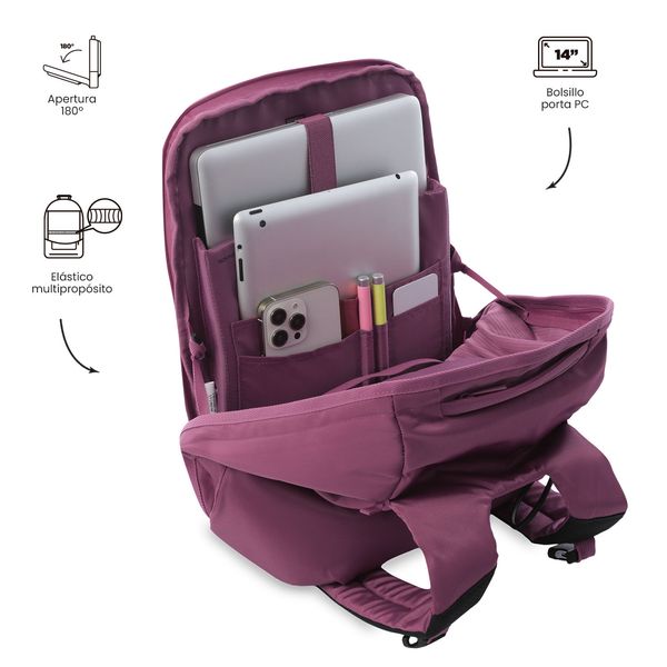 Combo de 2 Mochilas Antirrobo con Porta Laptop 14 | TWILL M-1769785556313